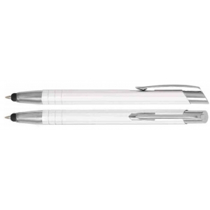 Touchscreen pen met logo aluminium